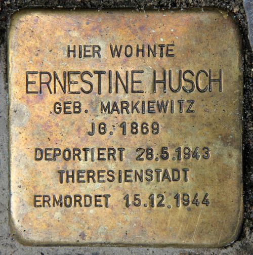 Stumbling Stones Mommsenstraße 58 #3