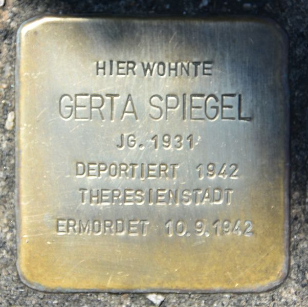 Stumbling Stones Meranergasse 9 #2
