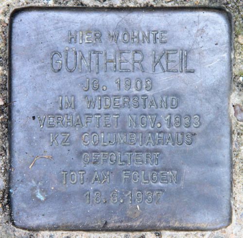 Stolperstein Richterstrae 48 #1