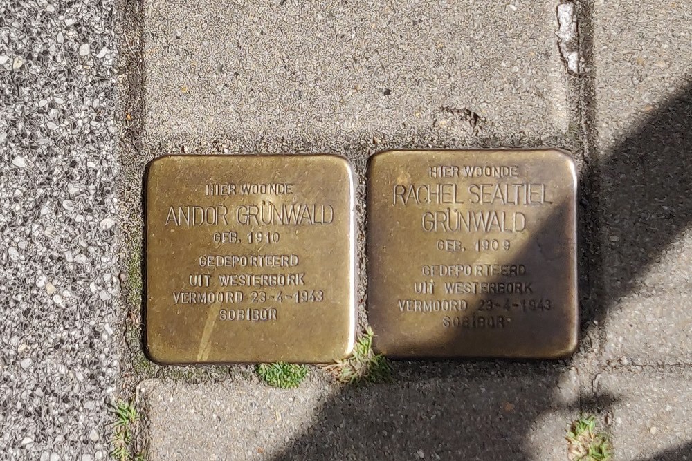 Stolpersteine Pretoriusstraat 16