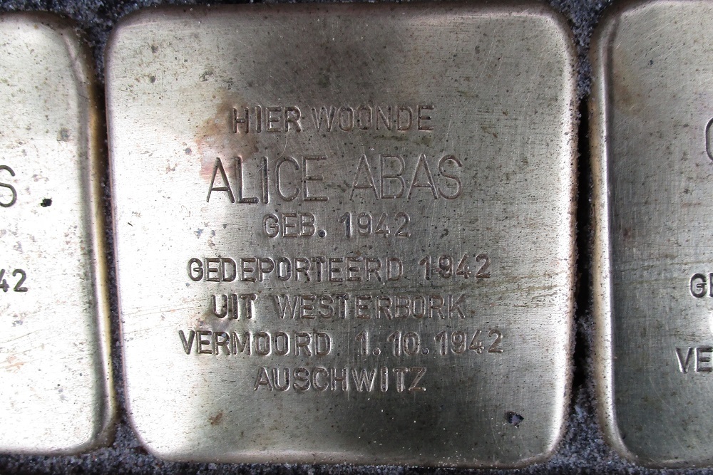 Stolpersteine Sourystraat 22C #3