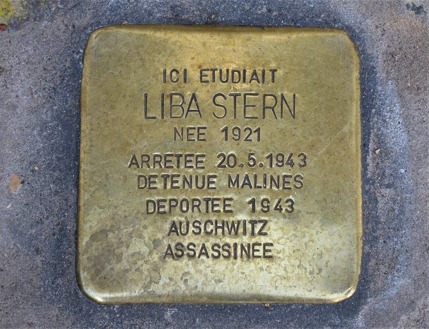 Stolpersteine Belliardstraat 135 #3