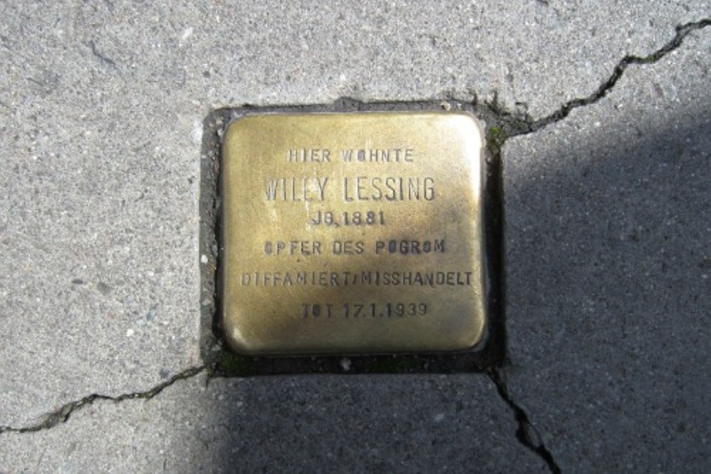 Stumbling Stone Willy-Lessing-Straße 8