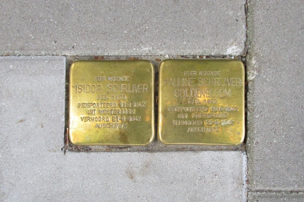 Stumbling Stones Sarphatistraat 18b #1