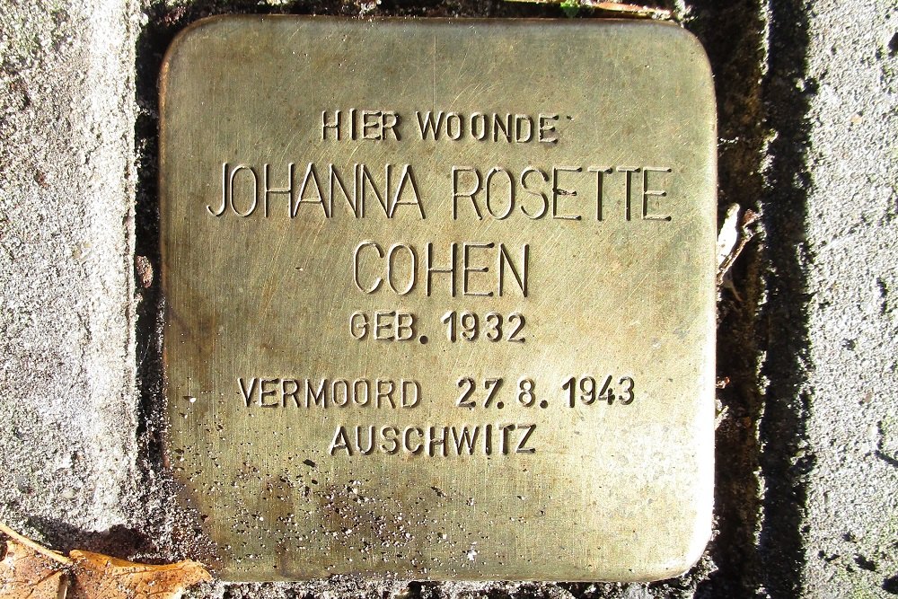 Stolpersteine Hasebroeklaan 13 #4