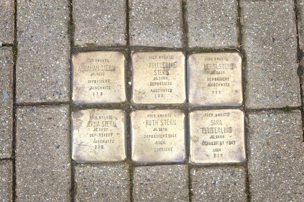 Stumbling Stones Fraumünsterstrasse 26
