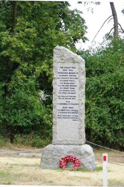 War Memorial Herringswell #1