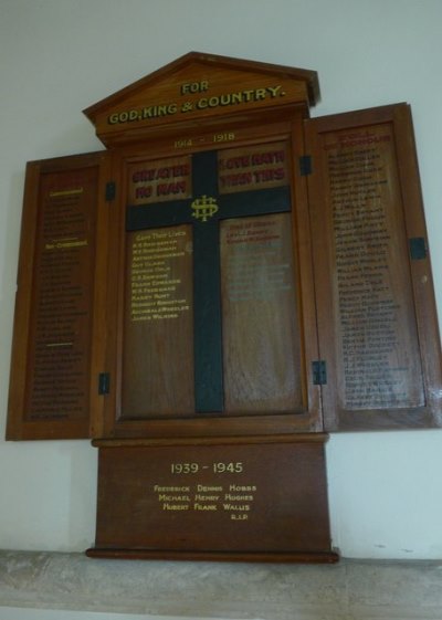 War Memorial All Saints Church