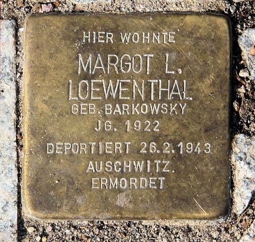 Stolpersteine Grainauer Straße 8 #1