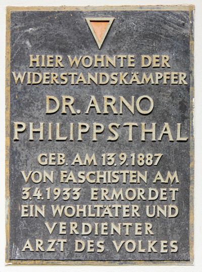 Gedenkteken Arno Philippsthal #1