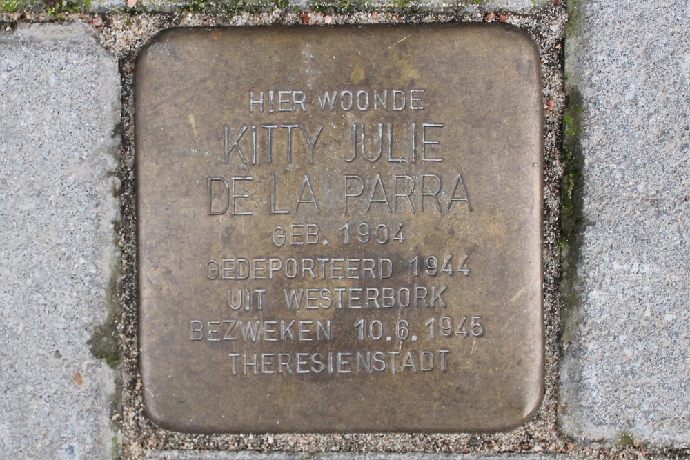 Stolperstein Banstraat 8 #1