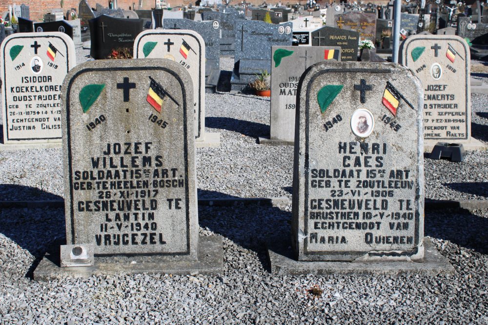 Belgische Oorlogsgraven Zoutleeuw	 #2
