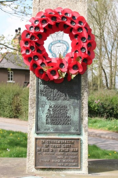 Oorlogsmonument Budby #2