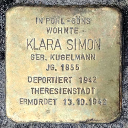 Stolpersteine Rechtenbacher Straße 2 #2