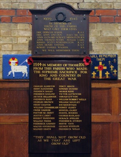 War Memorial St. John the Baptist Church #1