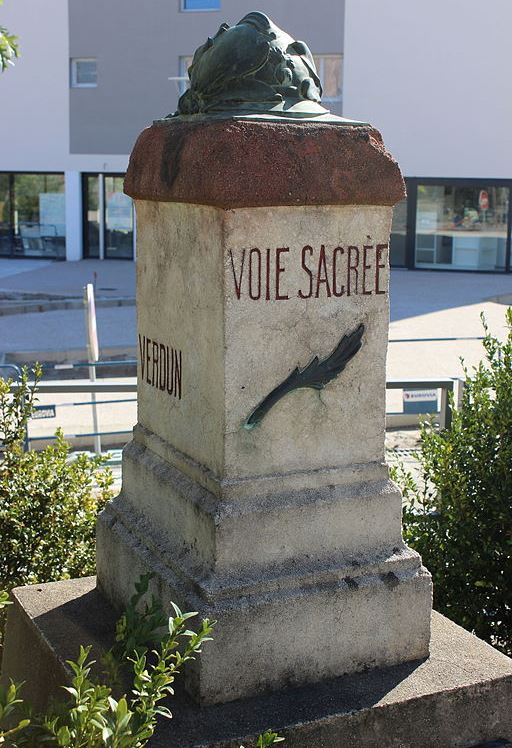 Kilometerpaal Voie Sacre Grzieu-la-Varenne #1