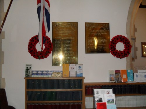 War Memorial St Peter and St Mary Church