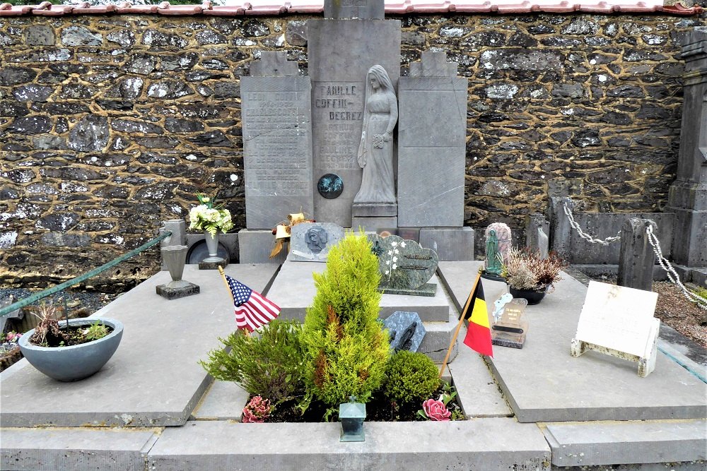 Belgian War Grave Silver Wings Charles Goffin Graide