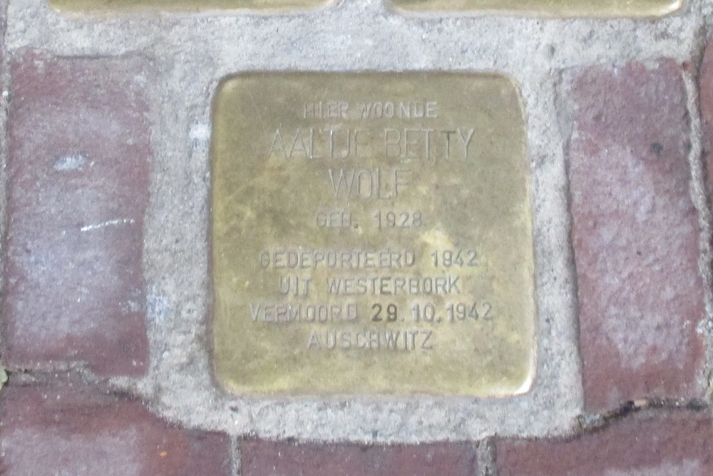 Stolpersteine Rolderstraat 5 #4