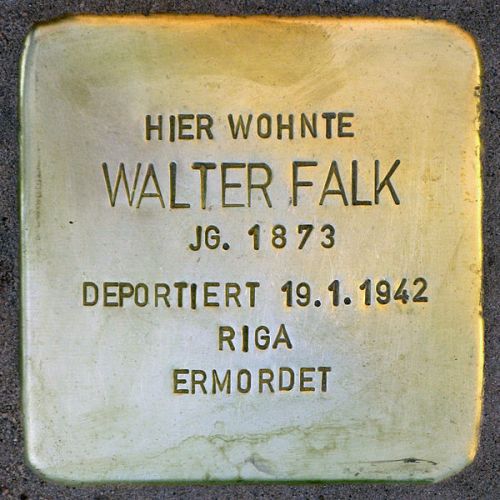 Stolperstein Sigmaringer Strae 36