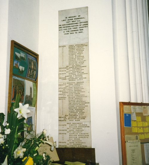 Memorials Leeds Parish Church #1