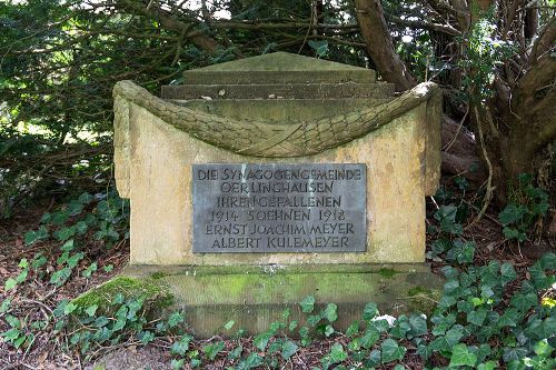 Oorlogsmonument Joodse Begraafplaats Oerlinghausen