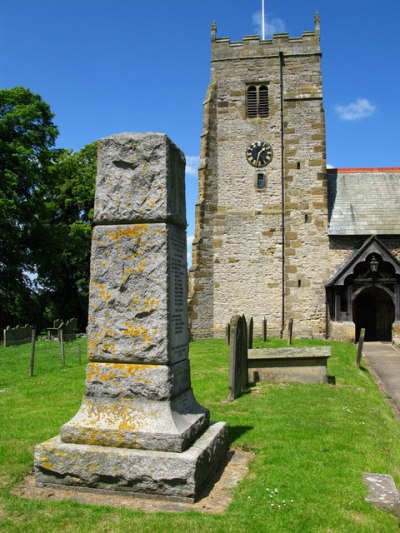 Oorlogsmonument Pickhill #1