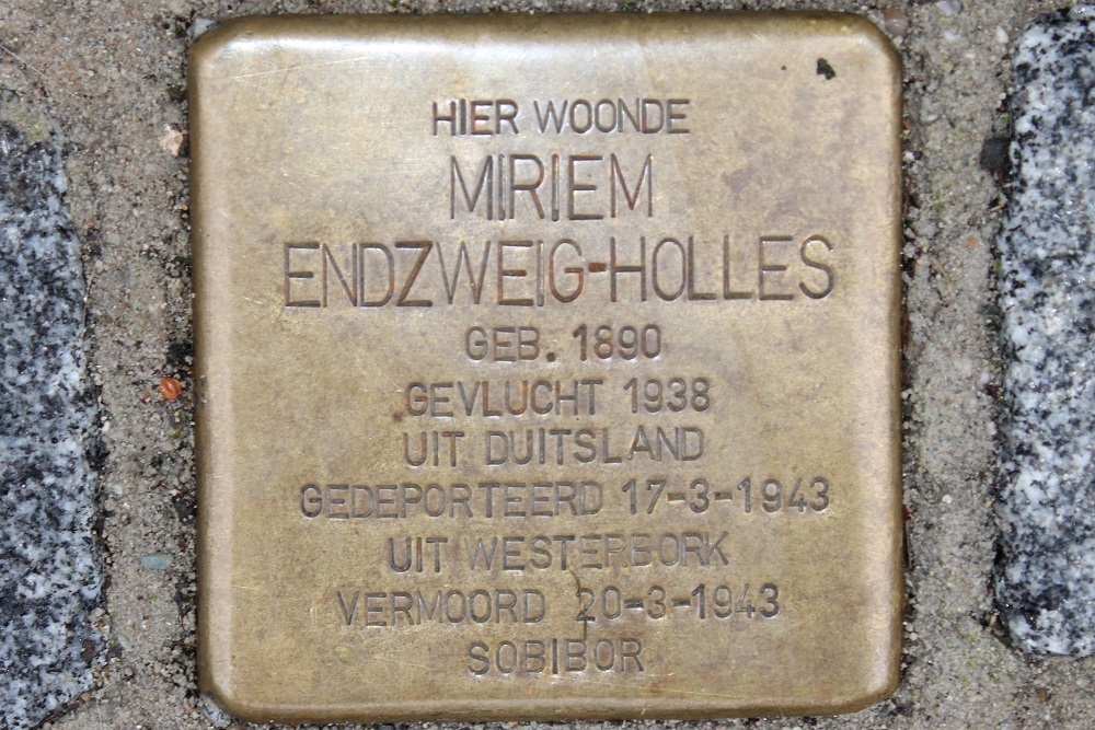 Stolperstein Eerste Kade 8 #1