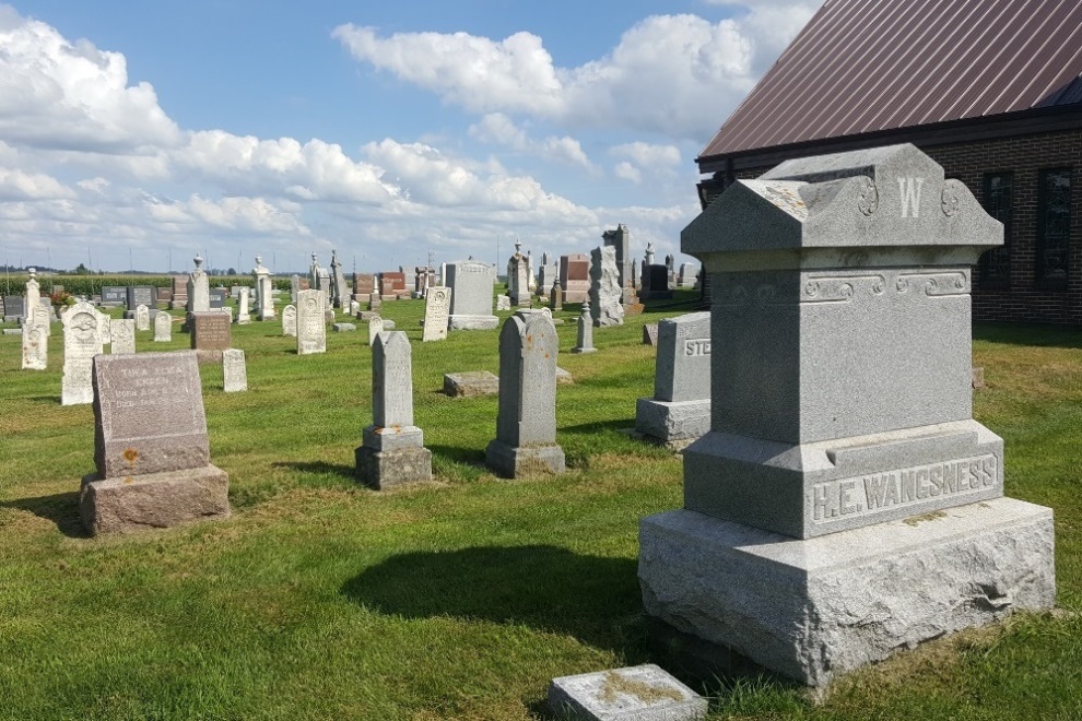 Amerikaans Oorlogsgraf Calmar Lutheran Church Cemetery #1