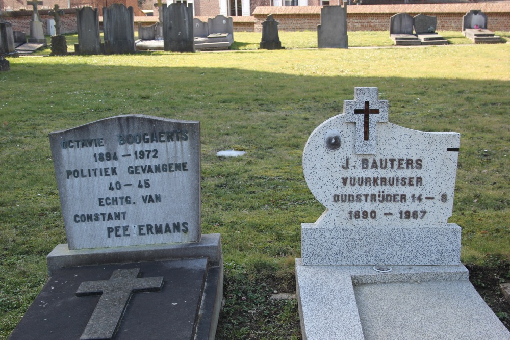 Belgische Graven Oudstrijders Korbeek-Lo Kerkhof #2