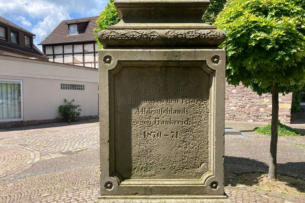 Oorlogsmonument Frans-Duitse Oorlog Bodenwerder #5