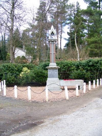 Oorlogsmonument Kirkton of Auchterhouse