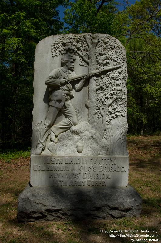 105th Ohio Infantry Regiment Monument #1