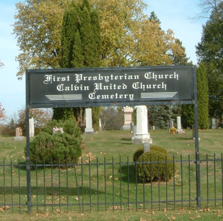 Canadees Oorlogsgraf Calvin United Church Cemetery #1