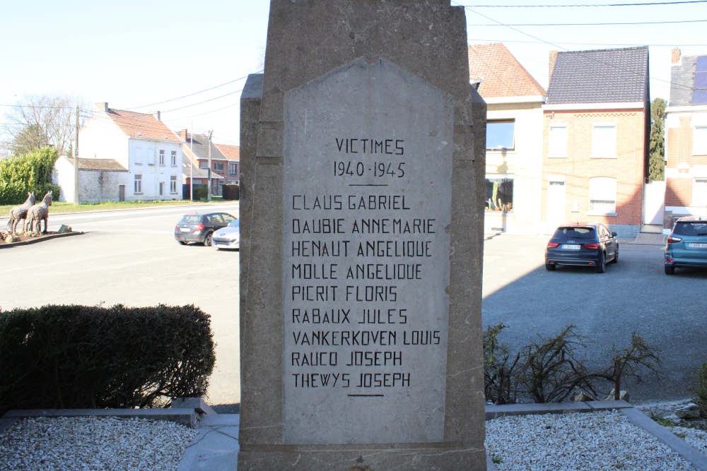 Oorlogsmonument Jurbise #4