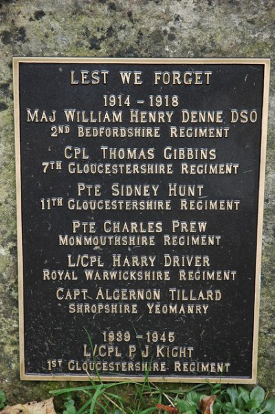 War Memorial Brimpsfield #2