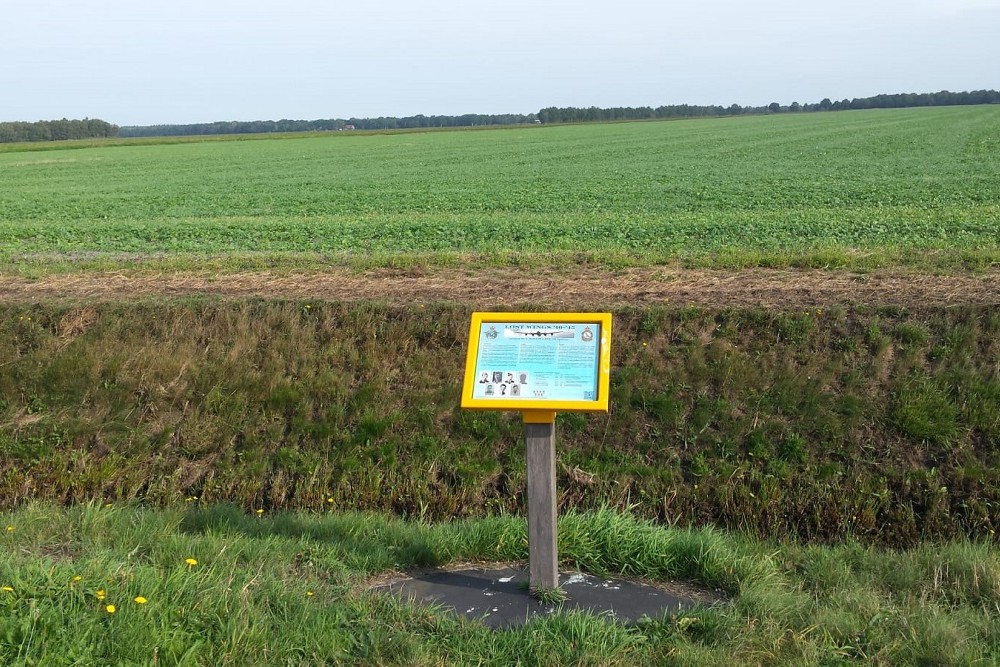 Memorial Sign Crash Location Lancaster W4984 AR-J, 460 Squadron RAAF #1