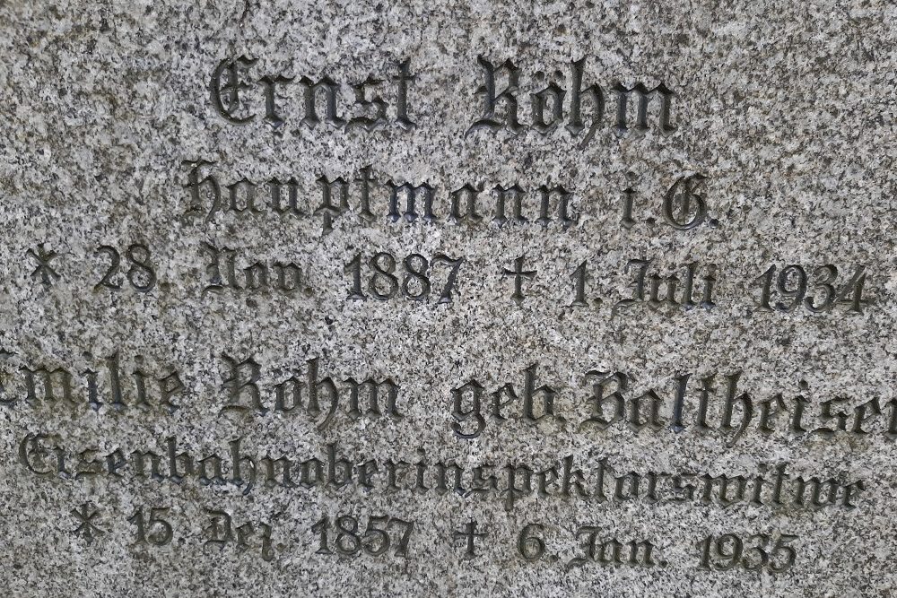 Graves Ernst Röhm and Hans Baur Westfriedhof #2