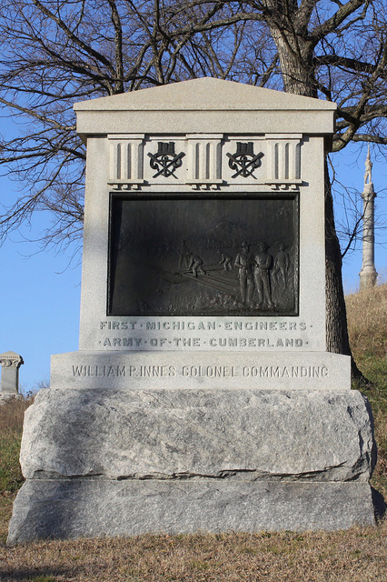 1st Michigan Engineers Monument #1