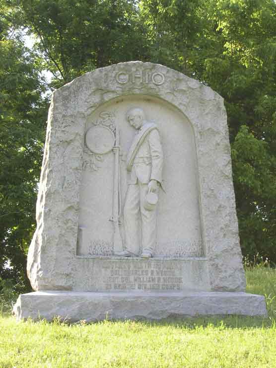 76th Ohio Infantry (Union) Monument #1