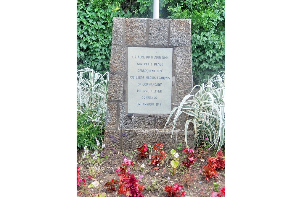 Monument to Captain Kieffer and his Commandos