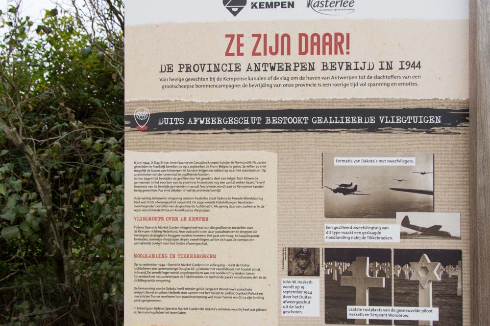 Infobord 75 Jaar Bevrijding WOII Kasterlee #3