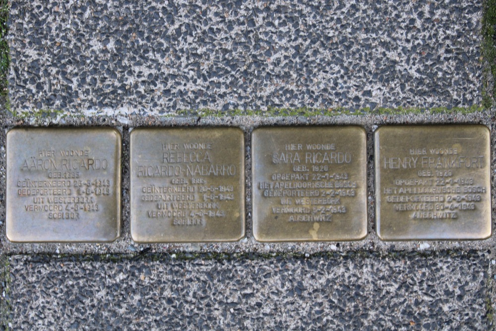 Stumbling Stones Weesperstraat 101A #1