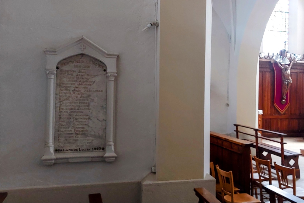 Oorlogsmonument Église Sainte Blandine de Chamboeuf #5