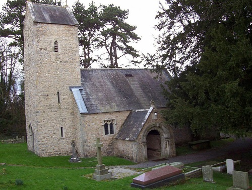 Oorlogsgraf van het Gemenebest St Bride's-super-Ely Churchyard