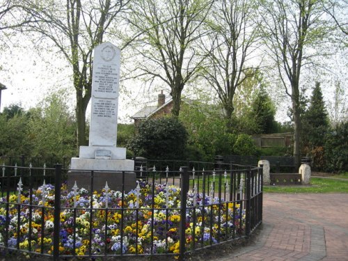 War Memorial Cronton