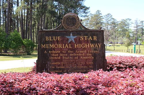 Marker Blue Star Memorial Highway #1