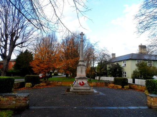 Oorlogsmonument Bassingbourn en Kneesworth #1