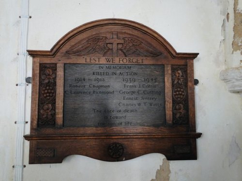 War Memorial Belaugh Church #1