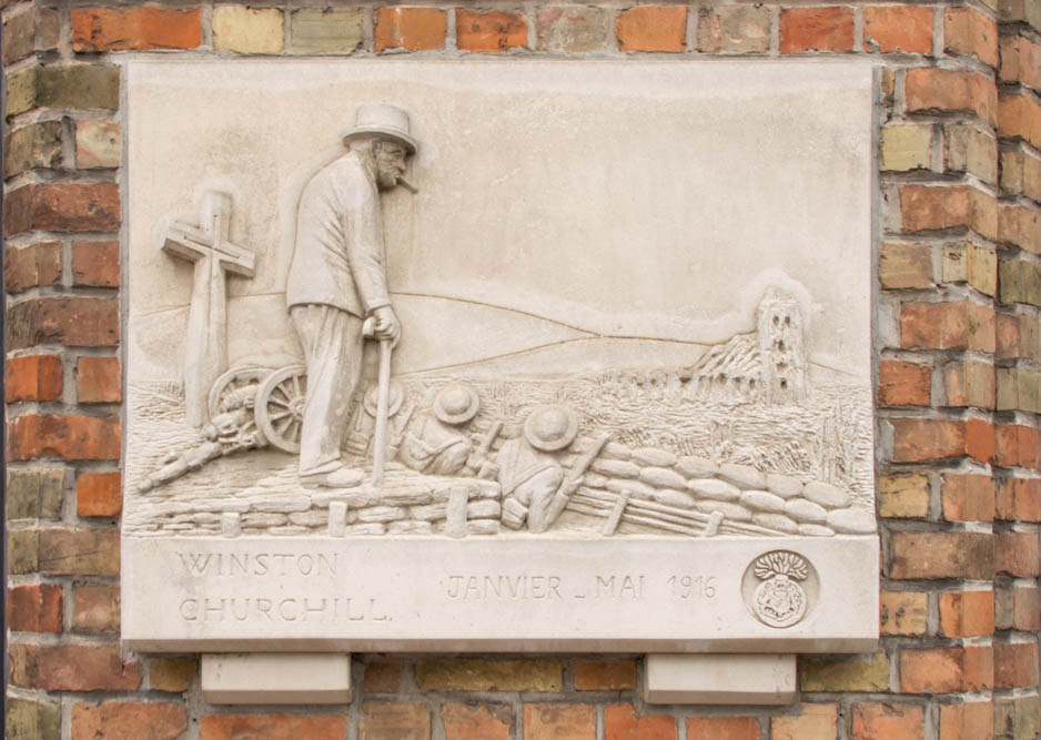 Memorial Stone Sir Winston Churchill Ploegsteert #2